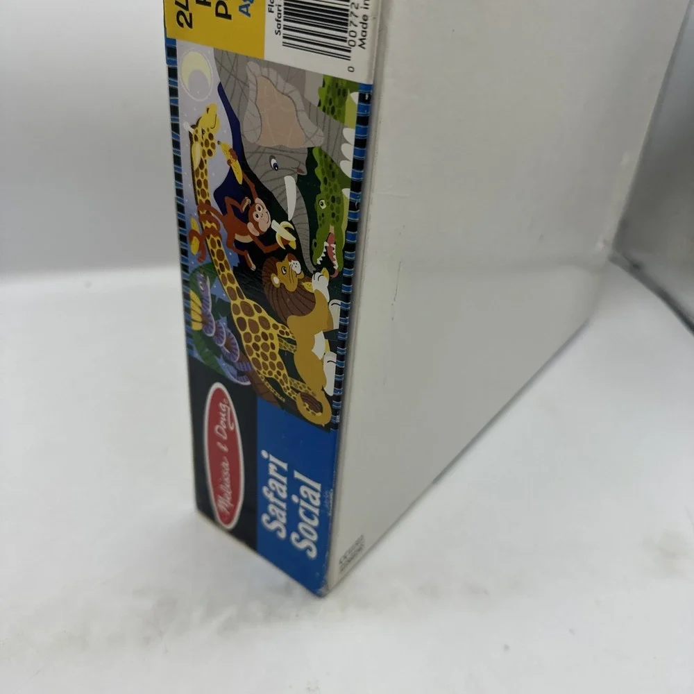 Melissa & Doug Safari Social Floor Puzzle 24‎ Pieces Used